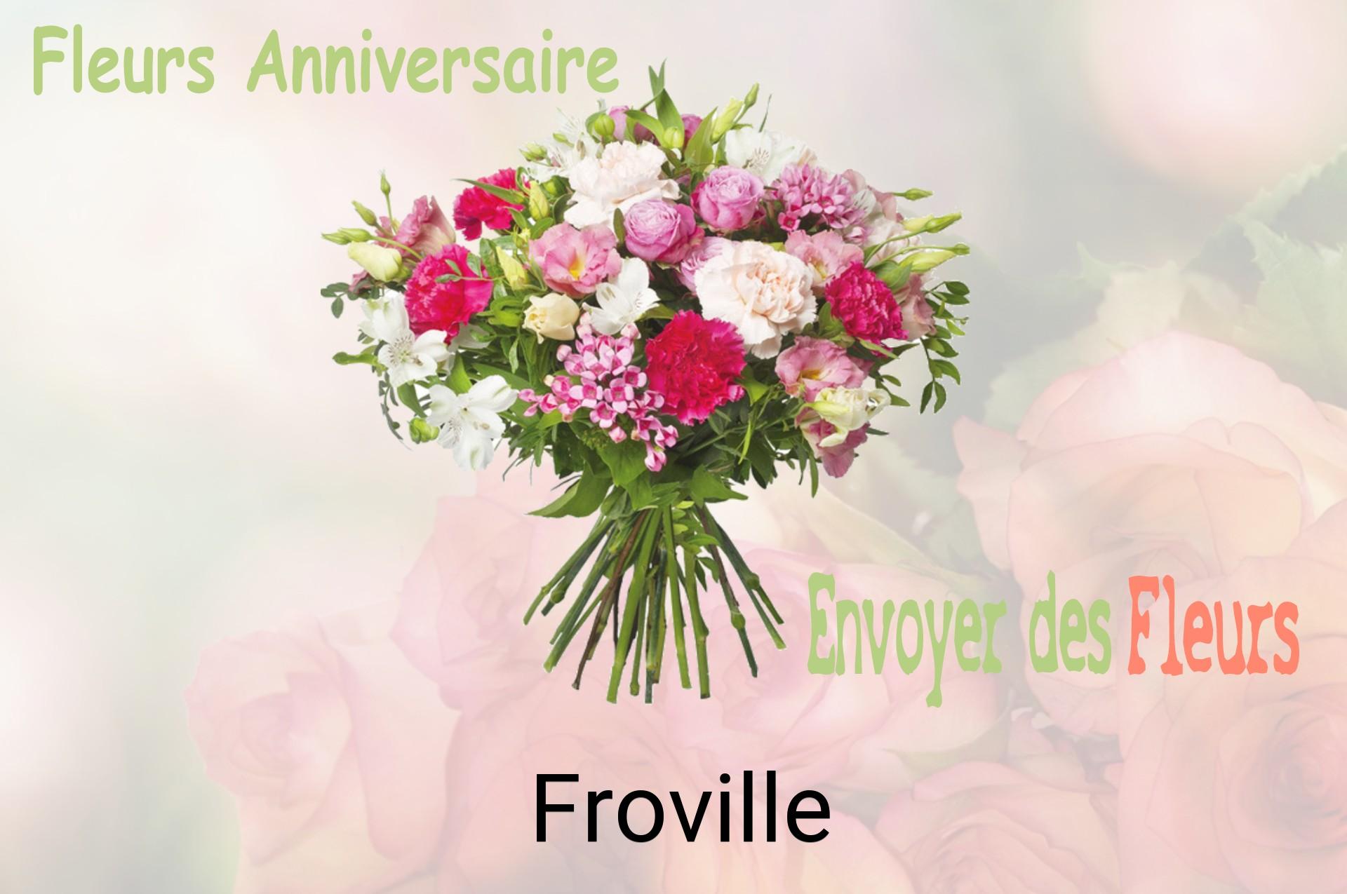 Bouquet de fleurs d’anniversaire livré à Froville