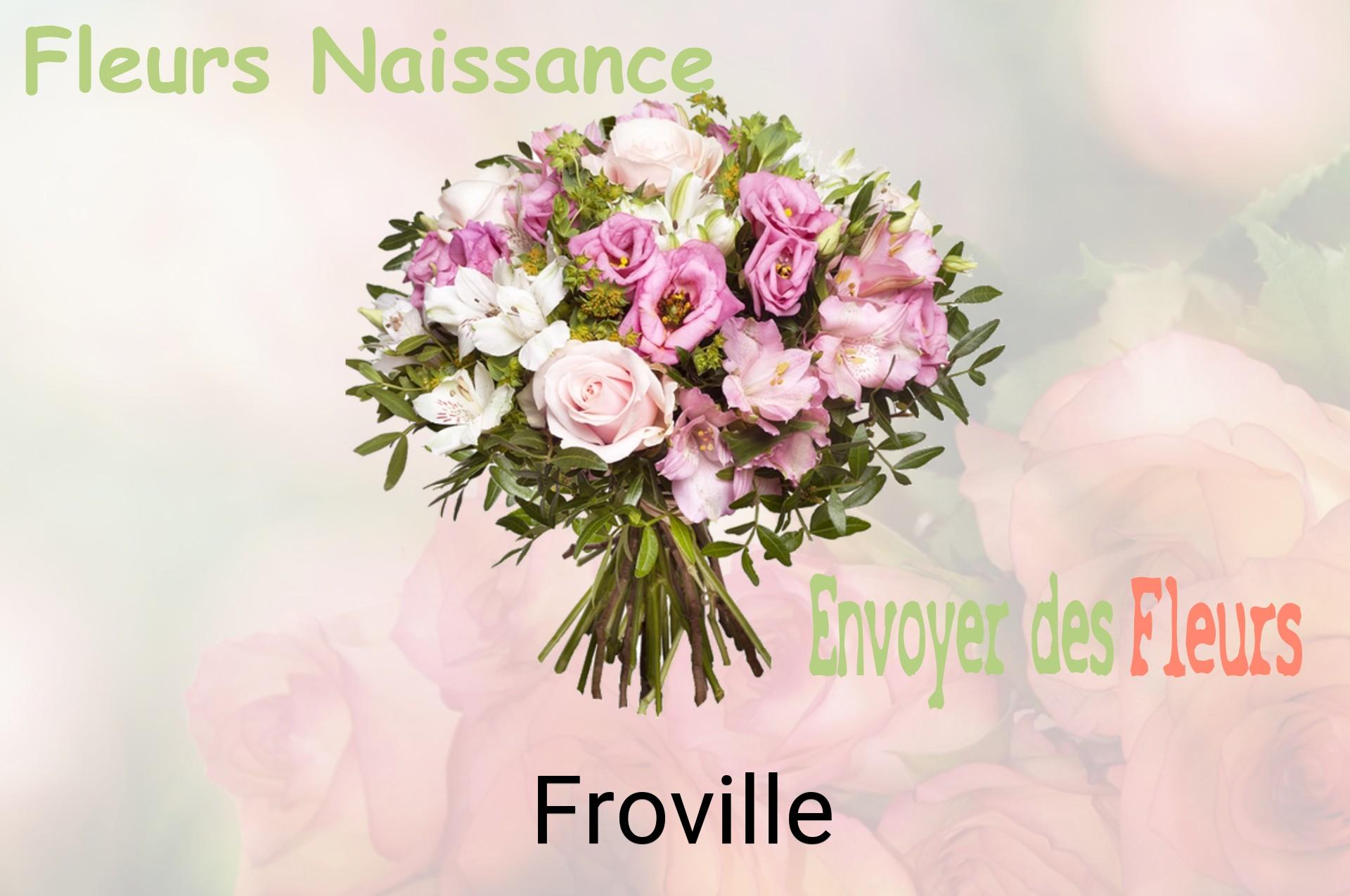 Bouquet de fleurs de naissance livré à Froville