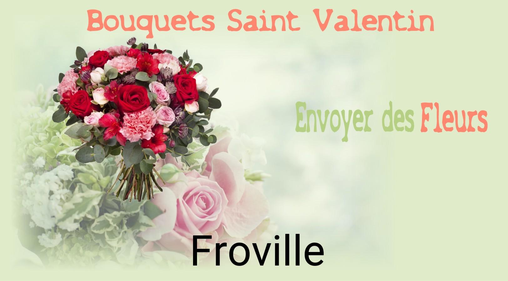 Roses de Saint-Valentin livrées à Froville